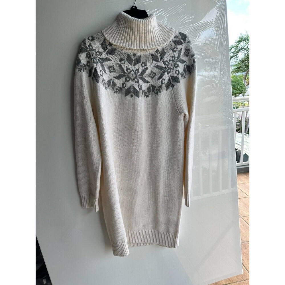 NWT $225 Lauren Ralph Lauren women'S SWEATER DRESS WOOL BLEND COWL NECK new - Picture 7 of 7